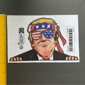 $5 for $15 Large President Trump Vinyl Sticker